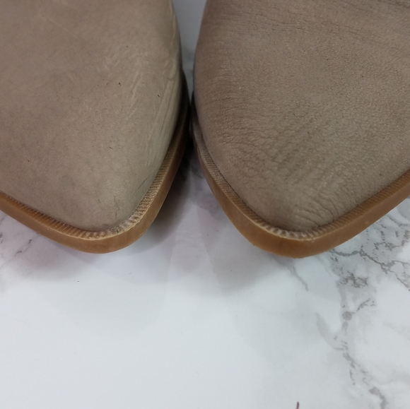 Sole Society Dalphine Leather Boots Color Porcini Size 8 - Picture 11 of 12